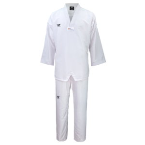 Uniforme Dobok EZ Fit Lite Cuello Blanco
